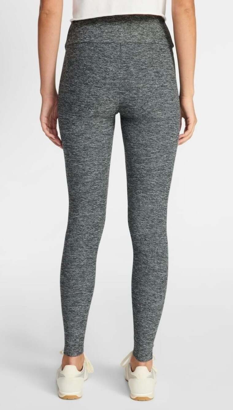 NWT No Boundaries Super Soft Core Heathered Grey Ankle Leggings - Picture 3 of 5